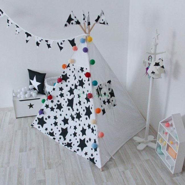 Большой вигвам Black Stars, Арт. vv010940 Большой вигвам Black Stars, Арт. vv010940