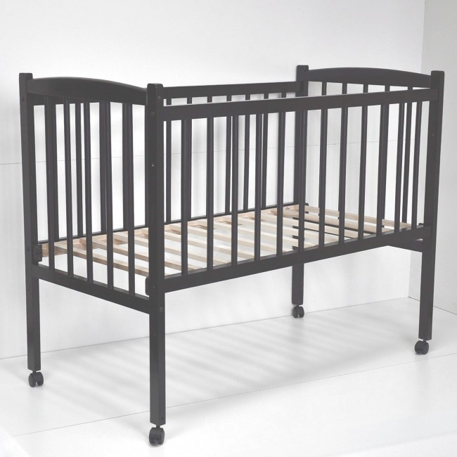 Кроватка MALIKA LOLA Small Box колесо без ящика венге