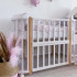 Кроватка MALIKA VERONA 4 в 1 белый, стойки бук